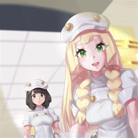 Safebooru 2girls Aether Foundation Employee Aether Foundation Employee Cosplay Aether