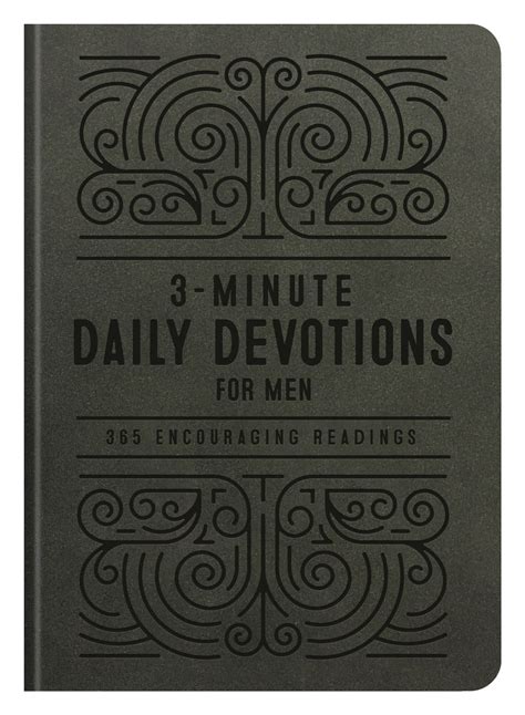3 Minute Daily Devotions For Men By Compiled By Barbour Staff At Eden