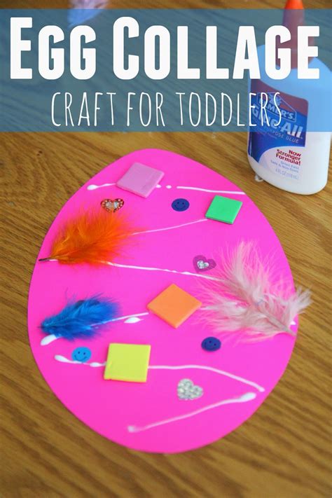 Toddler Approved Easter Egg Collage Craft For Toddlers