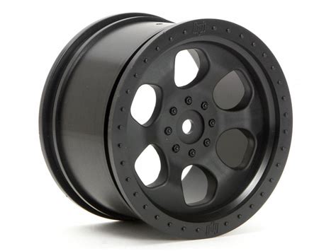 3116 6 Spoke Wheel Black 83x56mm2pcs