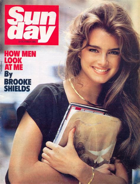 Brooke Shields Covers Sunday Uk Ocotber 18 1981 Photo By Douglas