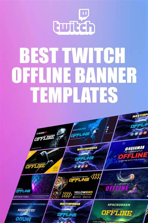 Best 25 Twitch Offline Banner Templates Size Guide Mediamodifier
