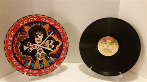 Vinyl Album Cover Clock Kiss 5 Free Shipping By Atomicunderground