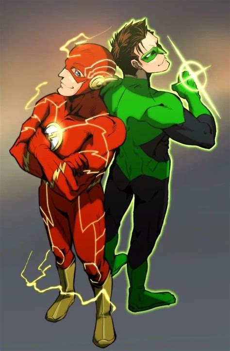 とり Green Lantern And The Flash Green Lantern Green Lantern Hal Jordan Flash Comics