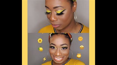 Yellow Cut Crease Eyeshadow Spring And Summer Eyeshadow Tutorial Youtube
