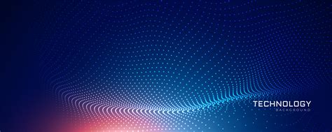 Abstract Blue Technology Particle Background Download Free Vector Art