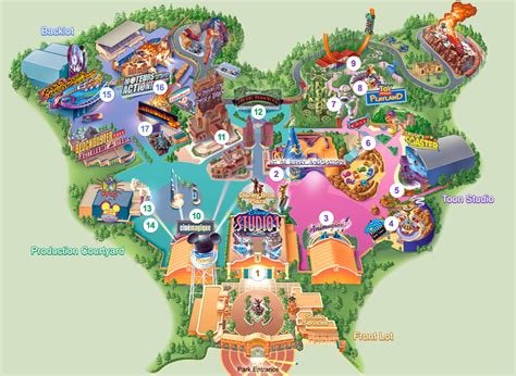 Disneyland Paris Mapa Parque