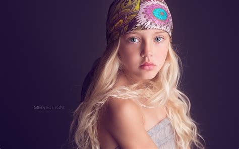 Wallpaper Face Model Blonde Long Hair Children Clothing Teen