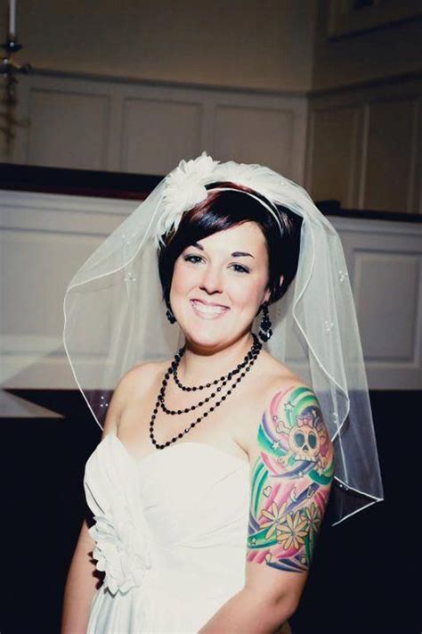 Bride With Tattoo 0 Tattooremovalnatural Brides With Tattoos