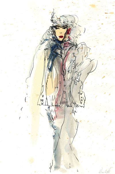 2014 Watercolour Ink Pen Fashion Illustration Illustration Art