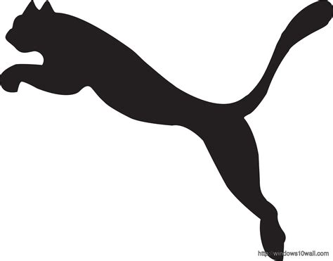 Puma se, branded as puma, is a german multinational corporation that designs and manufactures athletic and casual footwear, apparel and acce. Puma Logo White Wallpaper - windows 10 Wallpapers