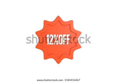 12 Percent Off 3d Sign Orange Stock Illustration 1584416467 Shutterstock