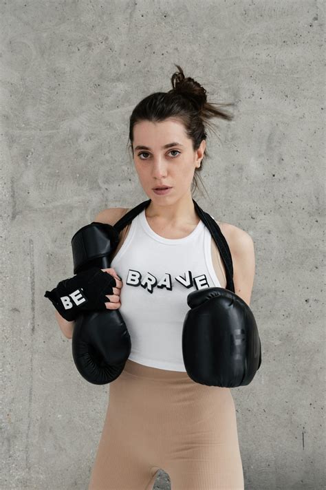 Woman Wearing A Boxing Gloves · Free Stock Photo