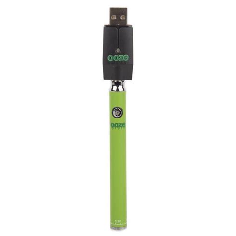 Ooze Twist Slim 320mah Adjustable Voltage Battery Green Vaporizers