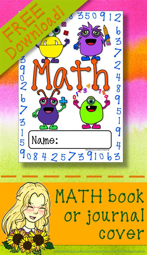 Free Math Book Or Journal Cover Math Books Free Math Math