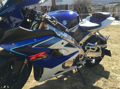 2005 Suzuki Gsxr 1000 Chrome 13k Miles Blue White Ready To Go