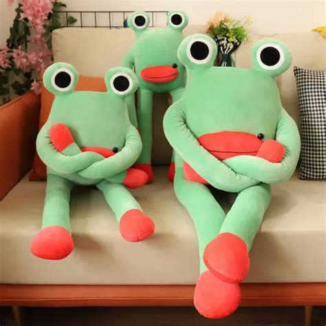Get Ready To Snuggle With This Cute And Cuddly Frog Plushie Available In 3 £1472 Picclick Uk