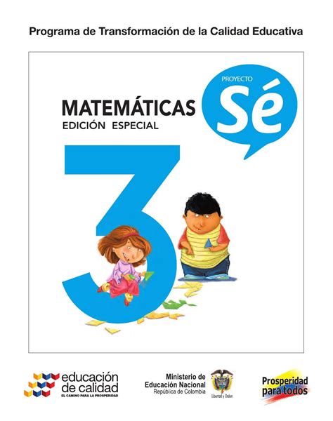Quiero el libro de santillana de matematicas1. 3° matemáticas libro estudiante | Libros de tercer grado ...