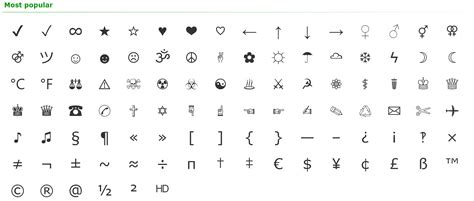 Font Cool Symbols Copy And Paste Copychar Copy Special Characters To