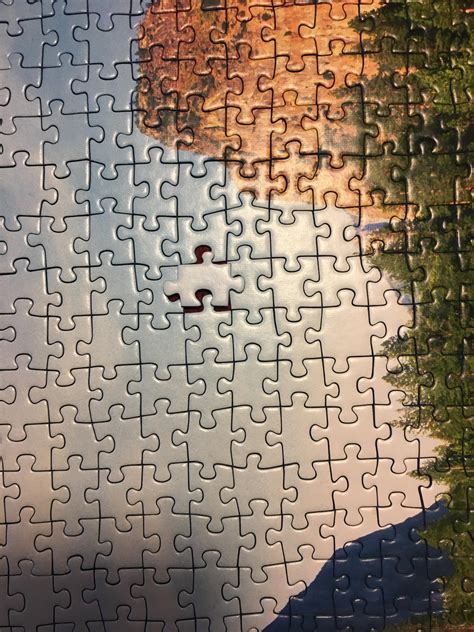 Last Piece Of The 1000 Piece Puzzle Is The Correct Shape But Incorrect