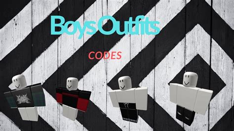 Boys Outfit Codes Roblox Youtube