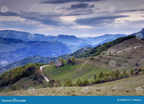 Mountain Landscape In Apuseni Romania Stock Image Image Of Beautiful