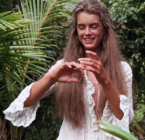 Brooke Shields From The Blue Lagoon 1980 Brooke Shields Long Hair