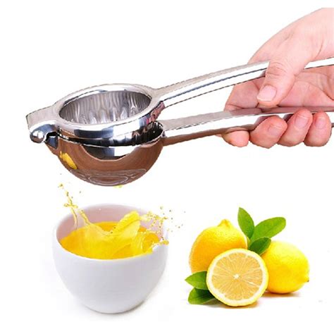 Lemon Squeezer Juicer Stainless Steel Orange Fruit Hand Press Manual