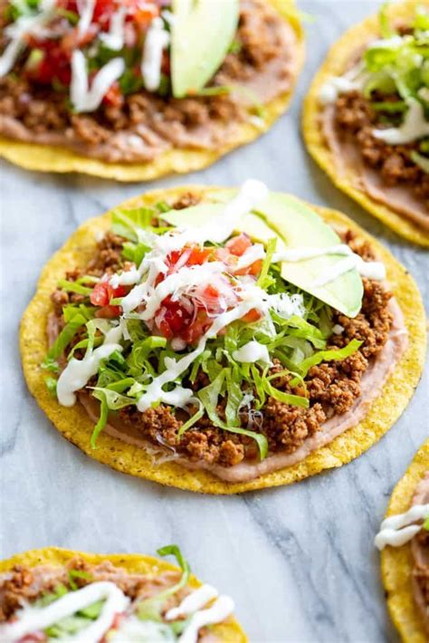 Married to my childhood sweetheart. Easy Homemade Tostadas - Tastes Better from Scratch