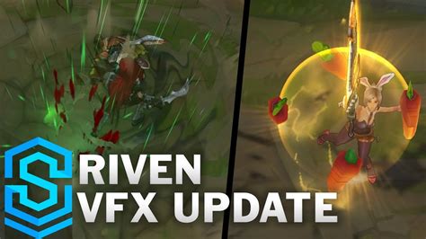 riven visual effect update all affected skins comparison league of legends youtube