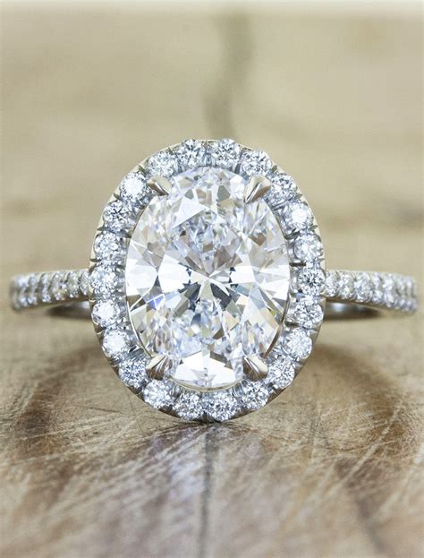 Verity Stunning Oval Double Halo Diamond Engagement Ring Ken And Dana