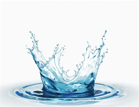 Crown Splash Water Liquid 3d Cgtrader