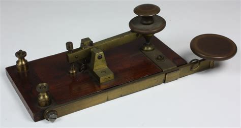 Morse Key Marconis Wireless Telegraph Circa 1902