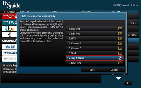 The ftv guide allows you to combine some of your favourite live tv plugins for use with a fully working epg. How to Remove FTV Guide Channels to Match NTV Channels