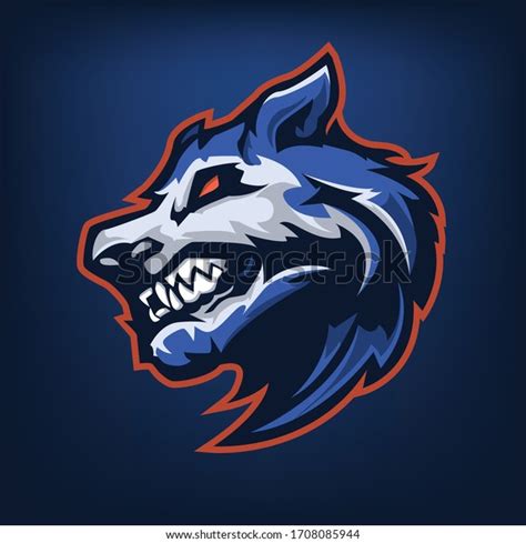 Wolf Mascot Clipart