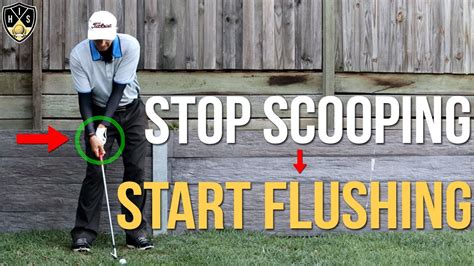 Stop Scooping And Flush Your Golf Irons Youtube