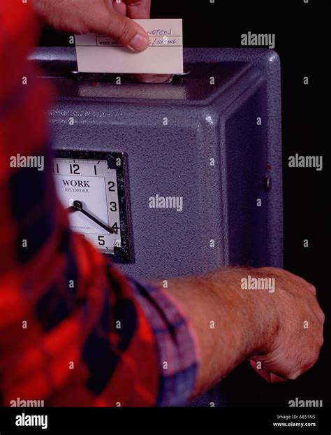 Clocking Into Work Hi Res Stock Photography And Images Alamy