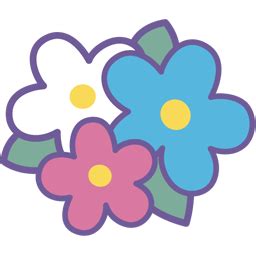 Flowers icons, free icons in Hello Kitty, (Icon Search Engine) png image