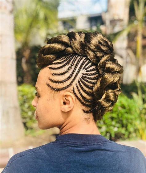 Braided Mohawk Hairstyles For Natural Hair Top Looks