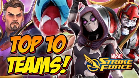 Build Now 10 Best Teams In Marvel Strike Force Arena War Raid