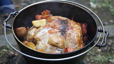 Camp Dutch Oven Chicken Easy Recipe Cooking Tips