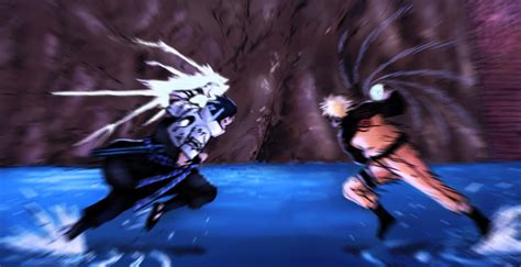 Naruto And Sasuke Rasengan And Chidori Clash