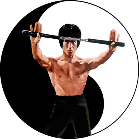 Yin Yang Bruce Kung Fu Nunchuck By Gdsfgs On Deviantart Bruce Lee