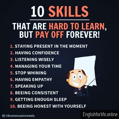 10 Important Skills To Learn Self Improvement Tips Self Improvement