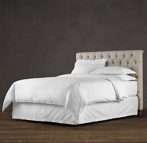 Fabulous Quilted Headboard With White Bedding