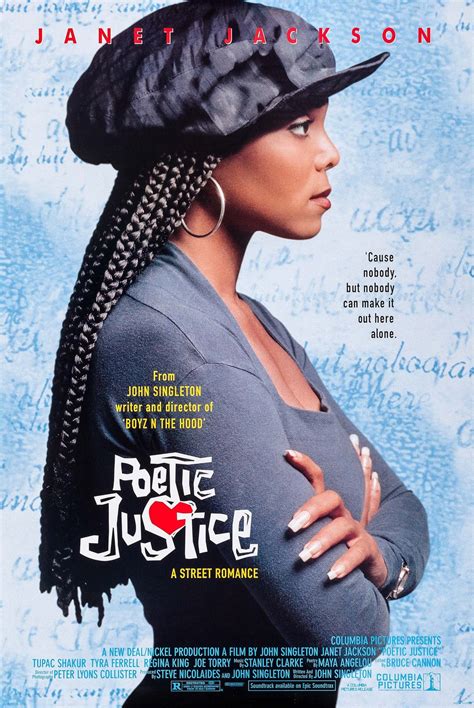 Poetic Justice 1993 Movie Poster STICKER Die-Cut Vinyl Decal | Etsy