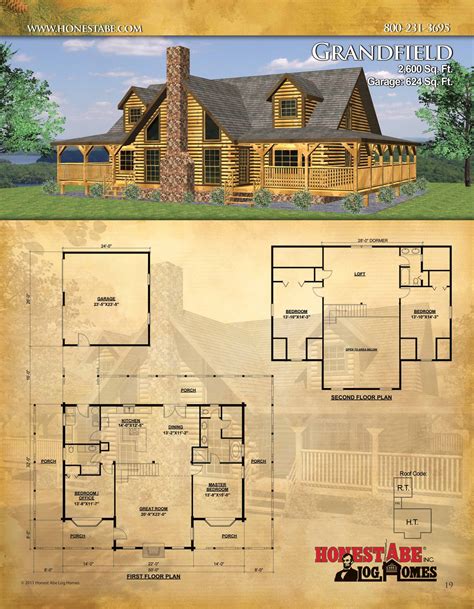Browse Floor Plans For Our Custom Log Cabin Homes Floor Plans A
