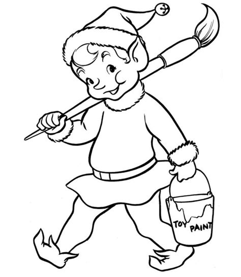 An elfs story coloring pages. Adorable Christmas Elf Coloring Pages (With images ...