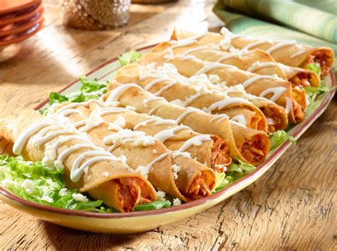 Chicken Flautas Recipe In 2020 Chicken Flautas Mexican Food