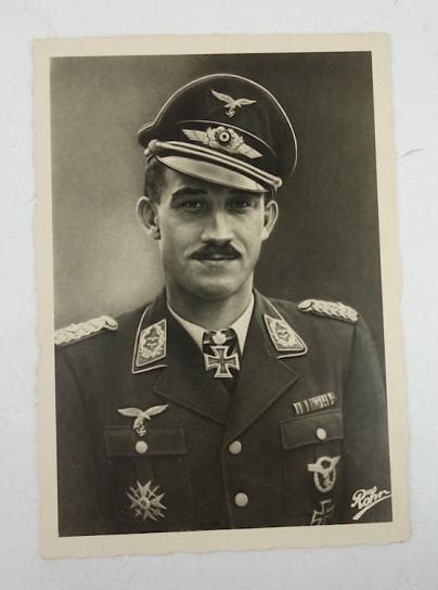Imcs Militaria Portrait Photograph Adolf Galland